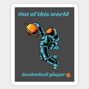 basketball player Sticker
